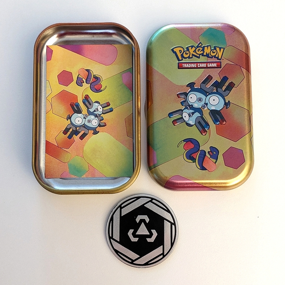 Empty Pokemon 151 Magneton Ekans Mini Tin